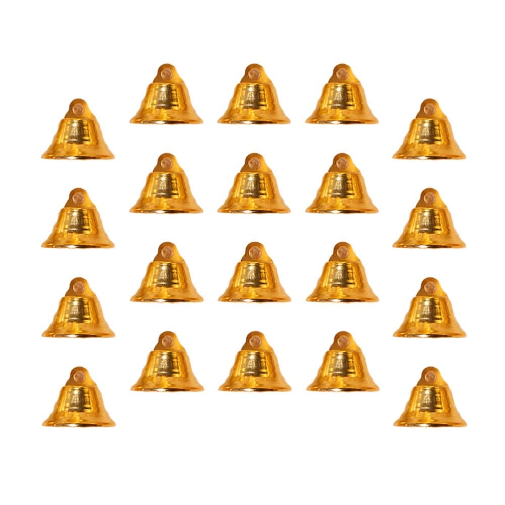 Decorazioni natalizie a forma di campana, Campane di Natale piccole 20 pezzi da 2,1 cm in metallo
