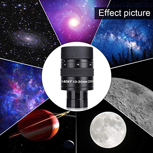 Svbony SV170 Teleskop Okulare Zoom, 10-30mm 1.25 Zoll Zoomokular mit FMC Green Film, Teleskopzubehör für Amateurastronom Beobachten Größere Deep Sky Objekte Vollmond – Bild 7