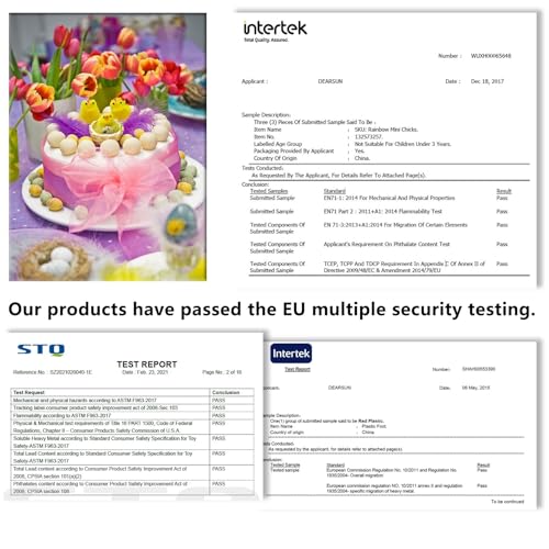 DearSun Pack of 32pcs, 1.10in High Cute Multicolor Easter Little Chicks Mini Chicks Chenille Chicks Easter Party Supplies Bonnet Cake Decorations (8pcs in 1box, 4boxes Totally 32pcs) DearSun Pack of 32pcs, 1.10in High Cute Multicolor Easter Little Chicks Mini Chicks Chenille Chicks Easter Party Supplies Bonnet Cake Decorations (8pcs in 1box, 4boxes Totally 32pcs) - Image 6