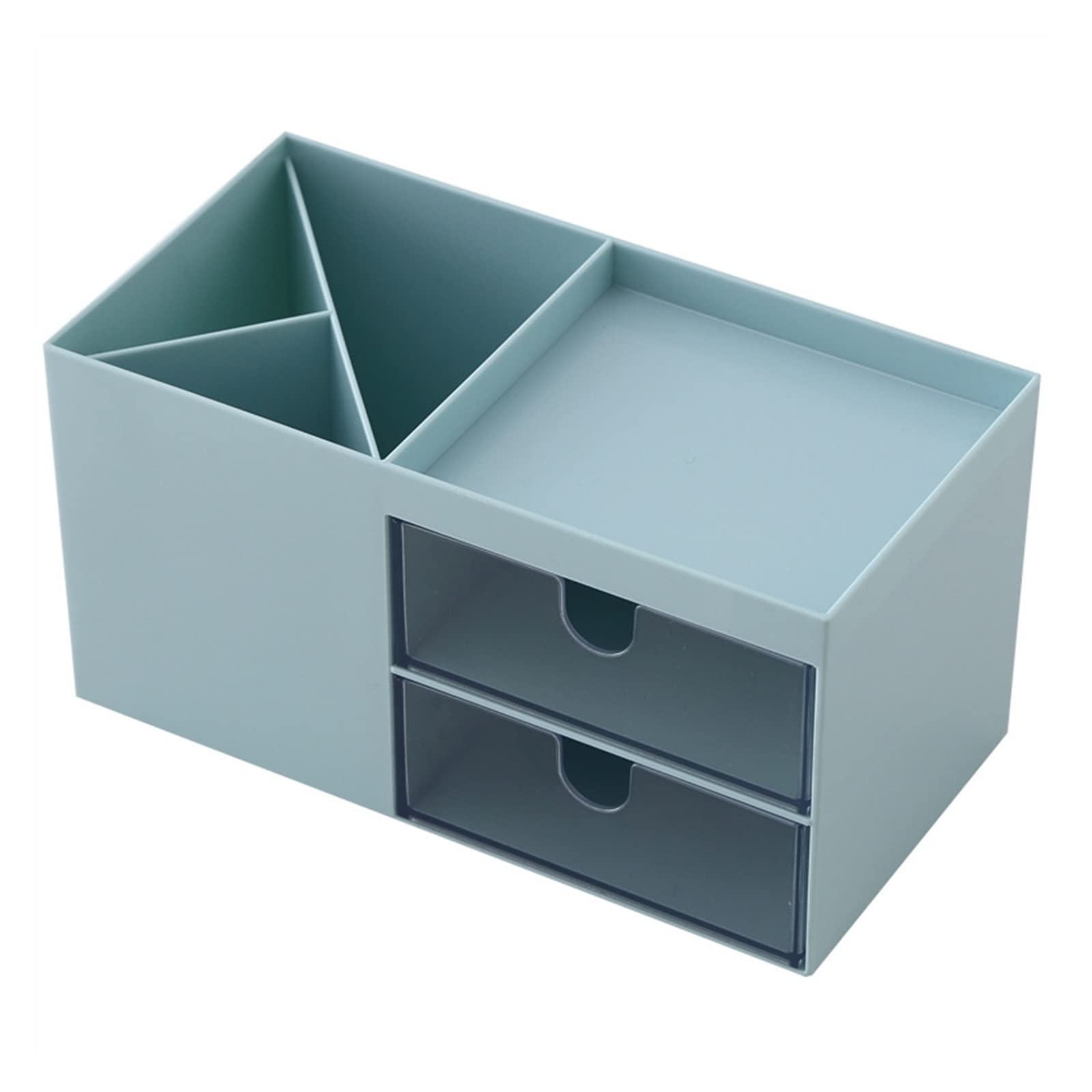 SISWIM Pot à Crayons Roman Grande capacité Bureau Accessoires Porte-Stylo avec tiroir Crayon boîte de Rangement Organisateur de Bureau école Bureau Papeterie Porte Stylo (Color : Blauw)