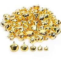 50 Stück Metallglöckchen 30mm Bunt - Schellen Für Weihnachtsdekoration Und DIY
