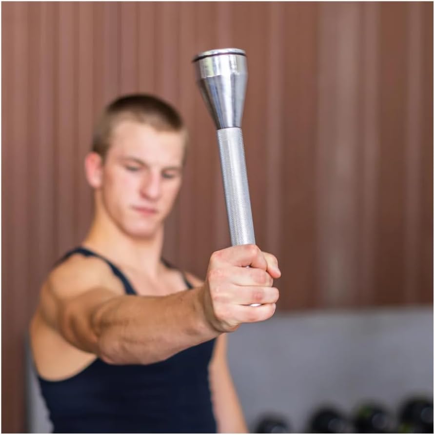 Adjustable Mace BAT, Steel, 12KG per Pair, Removable Weighted Ends, for Strength, Speed, and Coordination Training