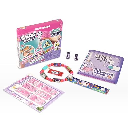 Sticki Rolls Sticki Bands - Wearable Sticker Bracelet for Kids