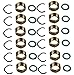 Produktbild 10er Satz Wellrohr Verschraubung DN20 1'' für Edelstahl Anschluss Set Solarleitung Solarrohr Fitting Montage
