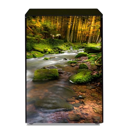 Image of Waterproof 9Kg Front Load Fully Automatic Washing Machine Cover compatible for lg /ifb /godrej /lloyd /bosch & etc Washing Machine (IFB9KGREENNATURESC10FL04)