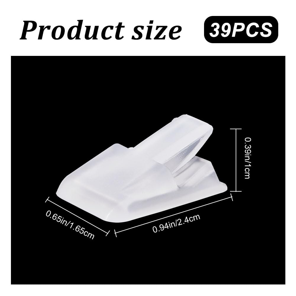 39 Porta Anelli Display - Set Organizzatore Per Gioielli In Plastica (Nero, Bianco, Trasparente) - Per Vetrine, Negozio O Casa - Foto 3