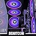 BEASTCOM Q3 Gaming PC Desktop Computer AMD Ryzen 7 5700G, 4K Vega Graphics 16 Threads, 16GB RAM, 512GB M.2 NVMe, 500W 80PLUS PSU, WiFi, Gaming Office Console, Towers Prebuilt PC