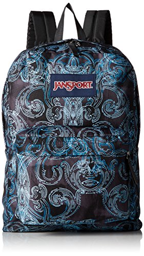 JanSport Unisex SuperBreak Multi Ornate Blues Backpack