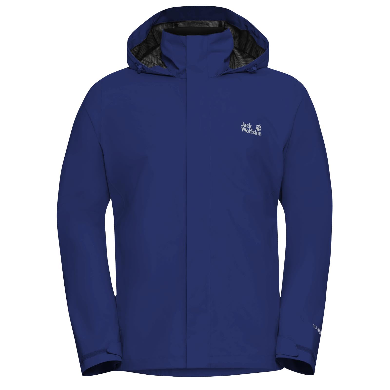 Jack Wolfskin Mens Trailtime 2L Waterproof Jacket - Blue Orchid - XL