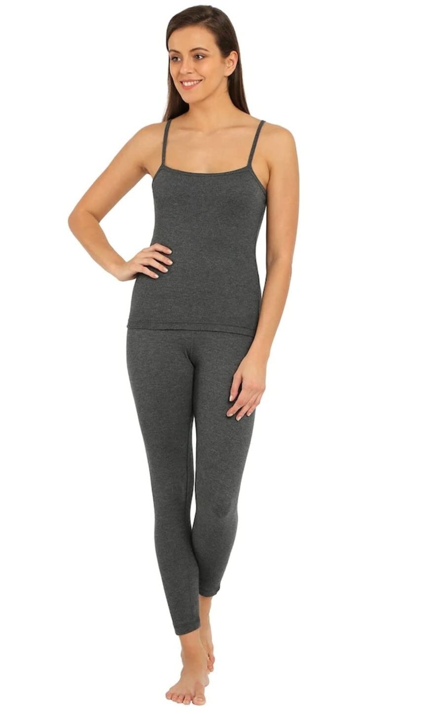 Thermal Inner Wear for Women Set Top and Pyjama Set Black, Winter Thermal Wear for Women (Large)-picture-44
