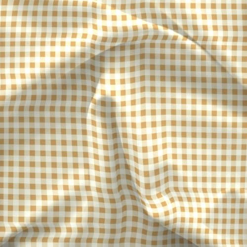 Image of MORADO Premium Glace Cotton 210 TC Double Bedsheet with 2 King Size Pillow Covers,90x100 Inches,Brown Check