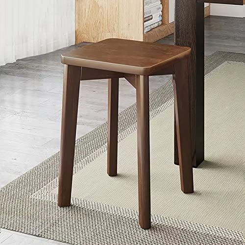 Moderno taburete apilable con cojín suave para cocina, bar, comedor y tocador
