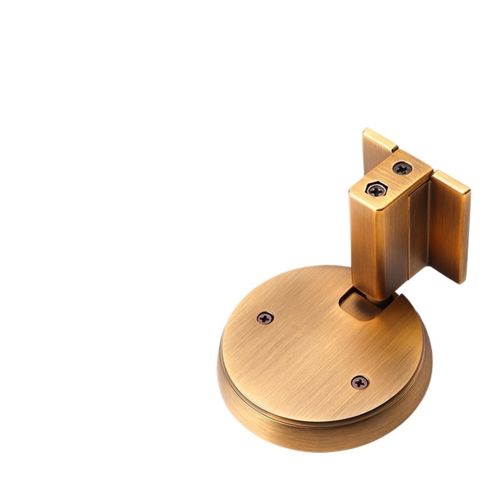 Door Stopper Punch Free Mechanical Windproof Suction Door Stop for Invisible Bedroom and Bathroom Setup(Yellow Bronze)