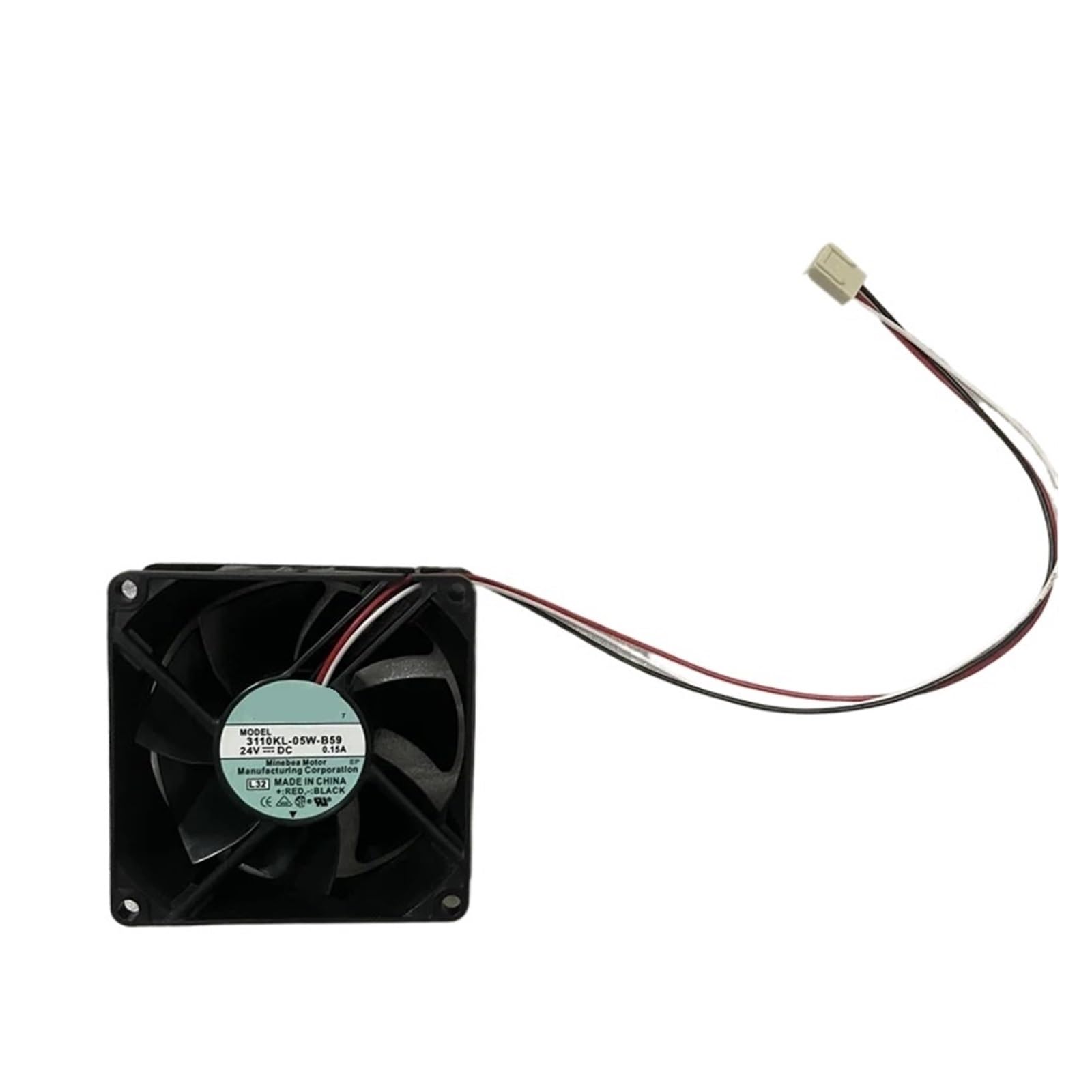 SJJBVPYX 80x80x25mm 3110KL-05W-B59 8025 DC 24V 0.15A 2.88W 3-line fan