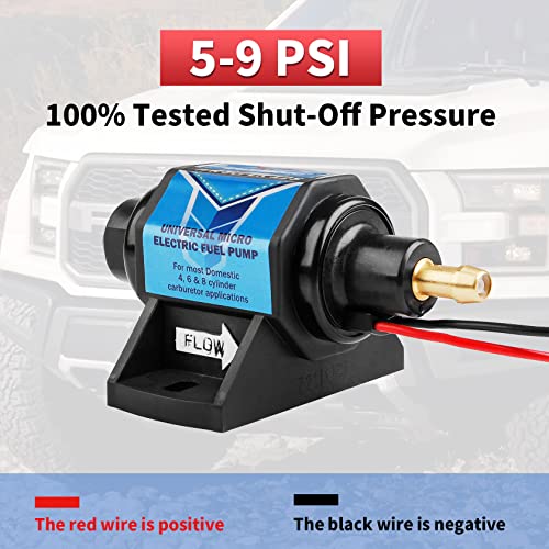 Carbole CB-FUEL ONE 12 Volt Electric Fuel Pump 5-9 Psi thumb #3