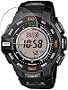 Protector de pantalla de vidrio templado Puccy (paquete de 3), compatible con la serie CASIO PRO TREK PRG-270 PRG270 para relojes inteligentes 2