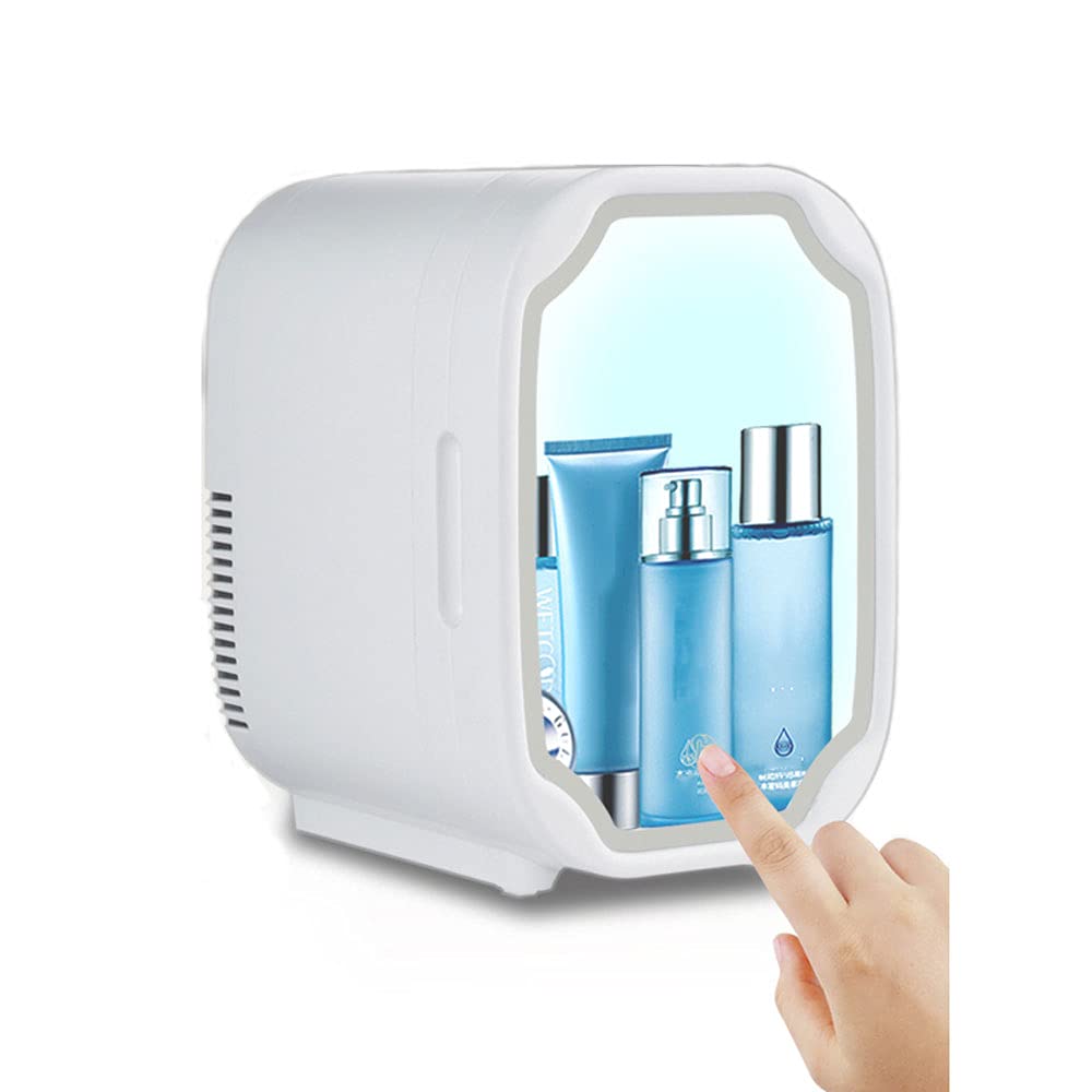 8l Mini Nevera De Belleza DirigiÓ Nevera Para El Cuidado De La Piel MáS FríO/MáS CáLido Congelador Para Dormitorio Coche