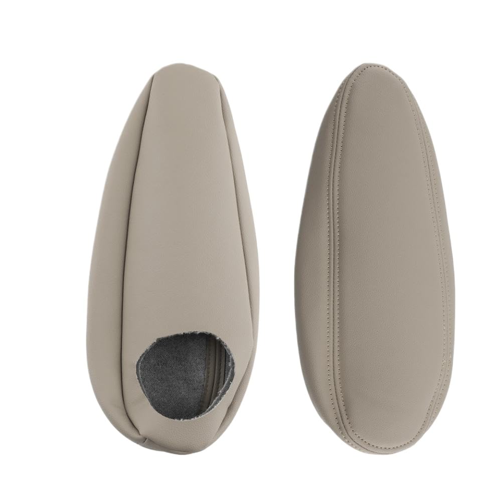 6 fundas de asiento de cuero color marrón claro compatibles con Chevy Tahoe