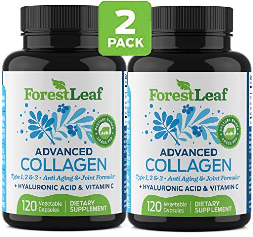 Advanced Collagen Supplement, Type 1, 2 and 3 with Hyaluronic Acid and Vitamin C - Anti Aging Joint  - //coolthings.us