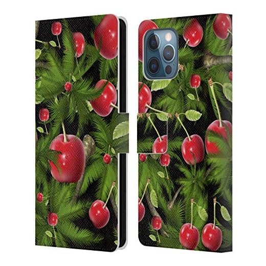 Head Case Designs Officiellt Licensierade Mark Ashkenazi Sommartid Banana liv Läder Book Plånboksfodral Kompatibelt med Apple iPhone 12 Pro Max