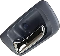 Vista 8 de KarParts360 Para Honda Accord 1998 99 00 01 2002 Manija de puerta interior trasera, bisel azul del lado del conductor con palanca cromada Trim
