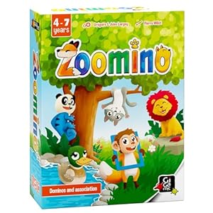 Zoomino | Fun Board Game Ages 4 & Up| Animal Game for Kids | 2 to 4 Players | 10 Minutes