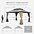 domi outdoor living 12x14 ft Wood Gazebo, Cedar Frame Hardtop Gazebo with Galvanized Steel Double Roof, Netting & Curtains, Patio Pergola Pavilion for Patio, Backyard, Deck, Lawns