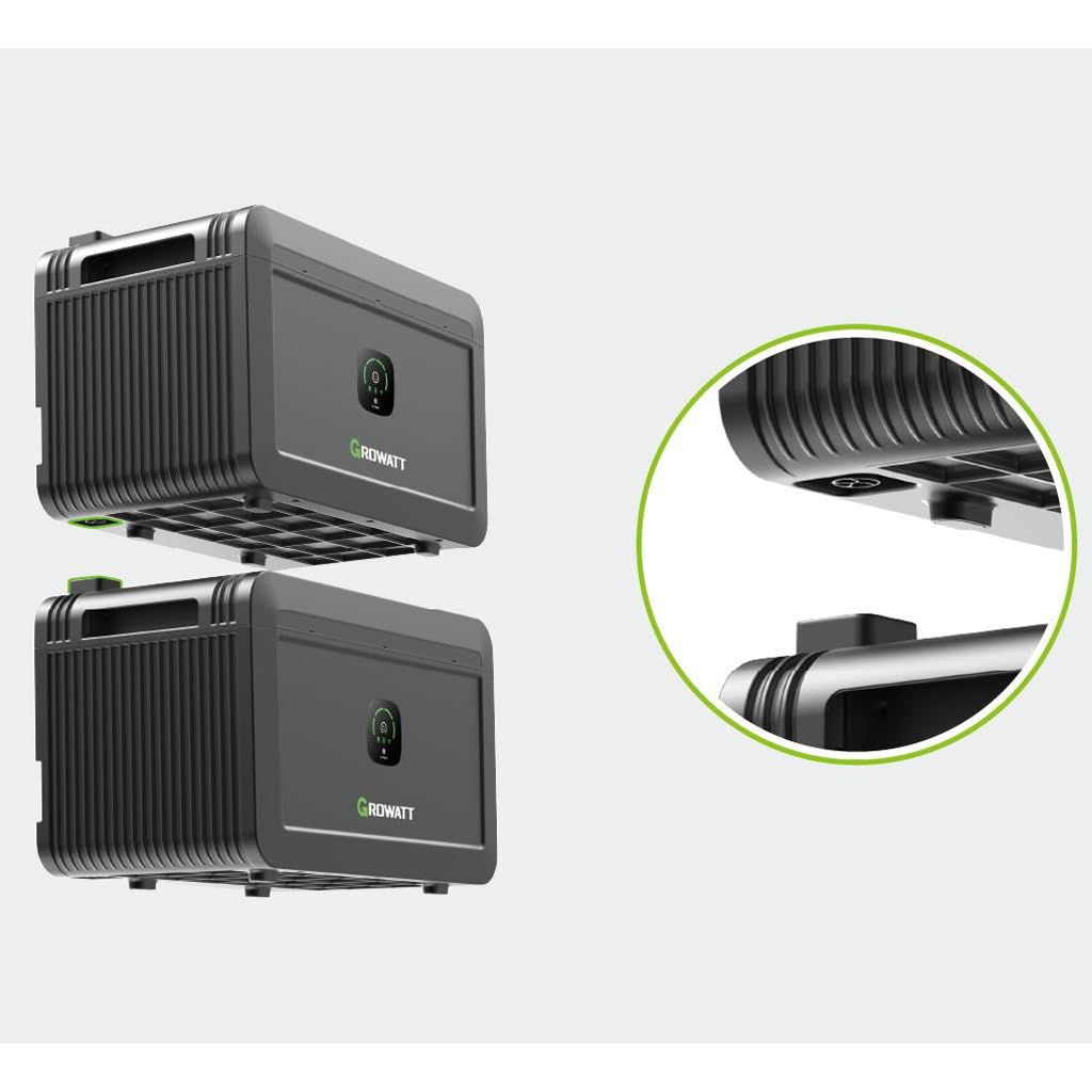 Growatt NOAH 2000 Balkon Solar Speicher 2KW für Balkonkraftwerk, 2000W Solarspeicher für PV Anlagen