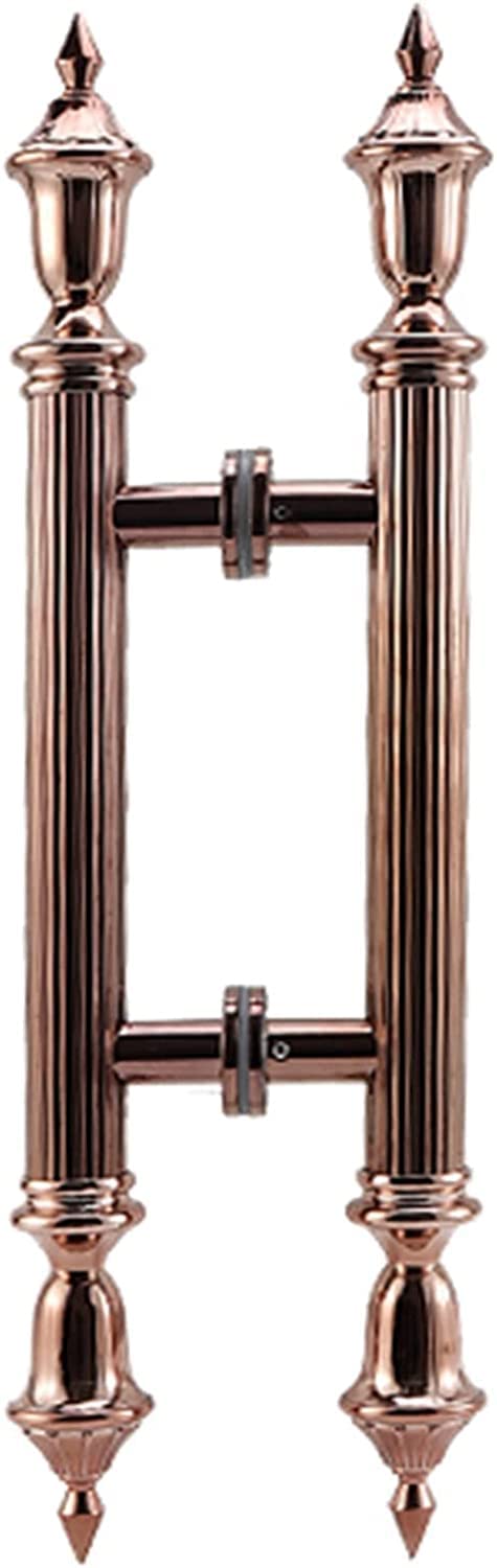 DFGHNBVC Door Handle Door Pull Handle Sliding Barn Modern Barn Classic Double Sided Push Pull Modern Works As Modern Entry Barn Garage Handle Pulls,Gold#3-Length 100Cm(39.4Inch)