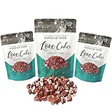 Rena's Recipe Love Cubes Chicken Square Treats for Training & Rewards (3 Pack)