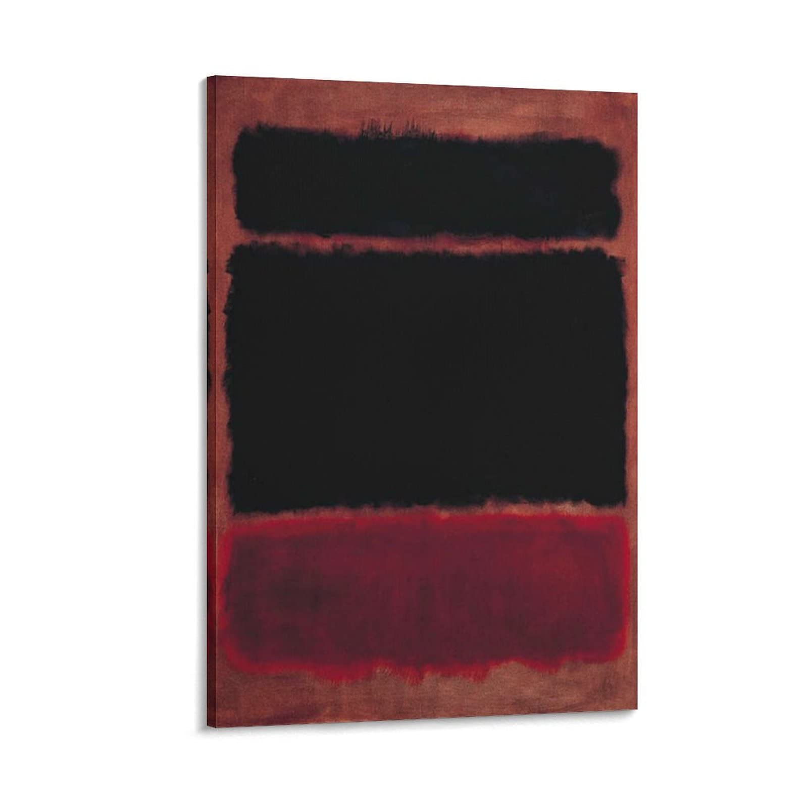 32 Paintings by Mark Rothko - Marks Rothko - Black in Deep Red - Abstract Art Canvas Art Poster and Wall Art Picture Print Modern Family Bedroom Decor Posters 24x36inch(60x90cm)