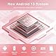 HIFI WALKER G7 MP3 Player with Camera and Speaker, 4 Inch Touchscreen Android 13 MP3 Player, Bluetooth WiFi Music Player with Spotify, 2000mAh, Speaker, Expandable Storage up to 128GB - Pink