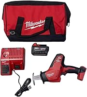Milwaukee 2625-21 M18 Hackzall Cordless One-Handed Reciprocating Saw Kit - Compact 18V Power for Tight Spaces
