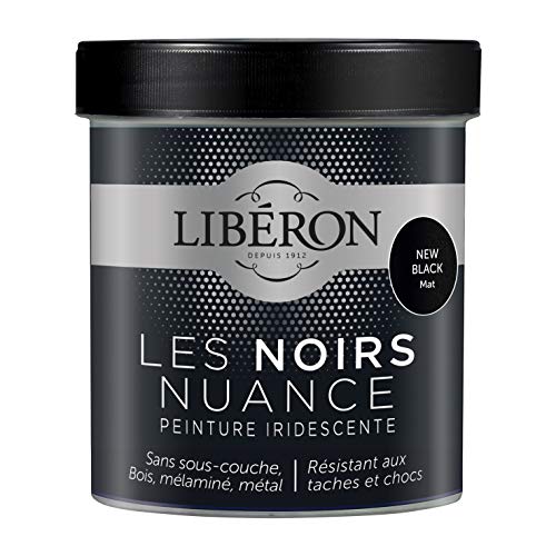 Libéron Peinture décorative Les noirs nuance, New black mat, 500 ML