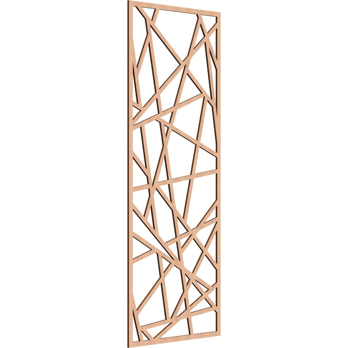 Conway Decorative Pierced Fretwork Wood Wall Panels, 31 3/8"W x 79 3/8"H x 3/8"T, Alder