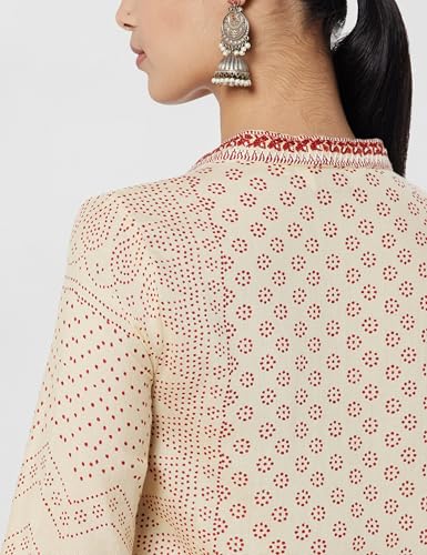 Image of BIBA Women Printed Regular Fit Straight Kurta