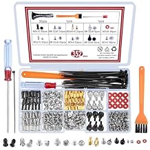 352 Pcs Motherboard Screws Kit - ATX Case Fan Screws & HDD Hard Drive SSD PC Fan Standoffs
