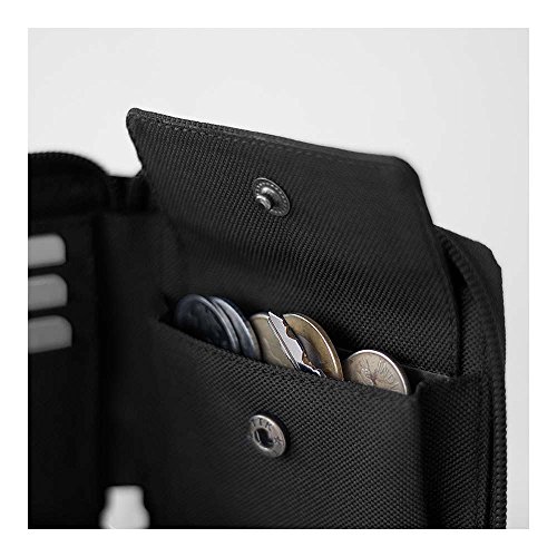 Image of DailyObjects Women's Zip Wallet | Made with Vegan Leather Material | Carefully Handcrafted | Holds up to 8 Cards | Slim and Easy to Fit in Pocket | Coin Pocket with Button Closure