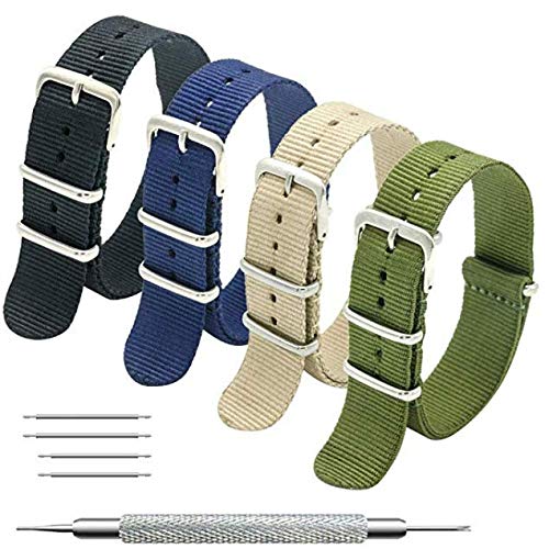 Buy Watch Straps Premium Nylon Quick Release Replacement Watch Bands