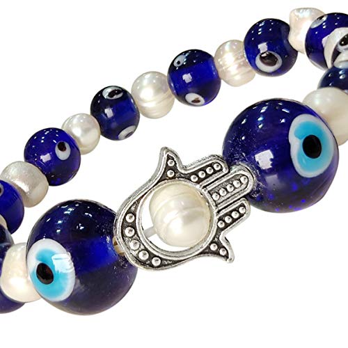 Image of Shubhanjali Crystal Elastic 8mm Stretch Customized Bracelet for Men and Women-(Standard,Multicolor)