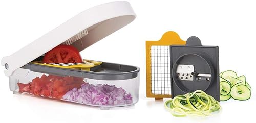 Miniatura 24 de Prepworks de Progressive Dicer Spiralizer Veggie Chopper, Blanco