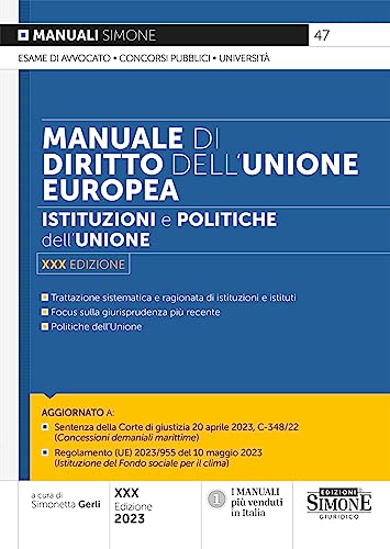 Manuale di Diritto dell'Unione Europea