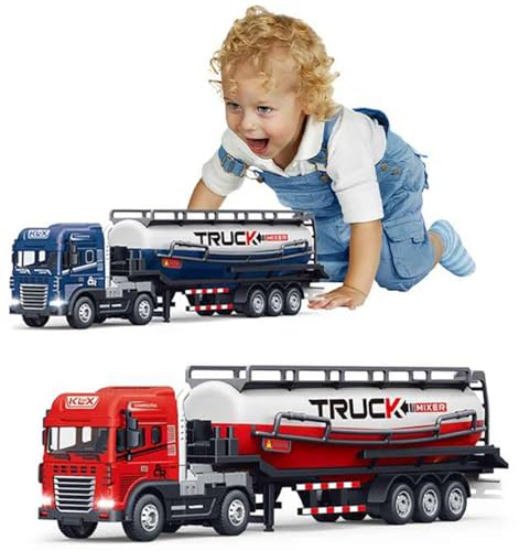 Image of Magicwand 1:24 Scale Die-Cast Mixer Truck with Openable Doors Working Headlights & Tail Lights【Pack of 1】
