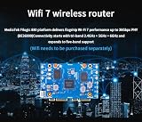 Banana Pi BPI-R4 WiFi 7 Router Board OpenWRT DDR4 4 GB/8 GB RAM Filogic 880 SoC, router 4G/5G, 2 x 10 GbE SFP 4xGbE dla NAS Smart Home Gateway (Kit2, DDR4 8 GB)