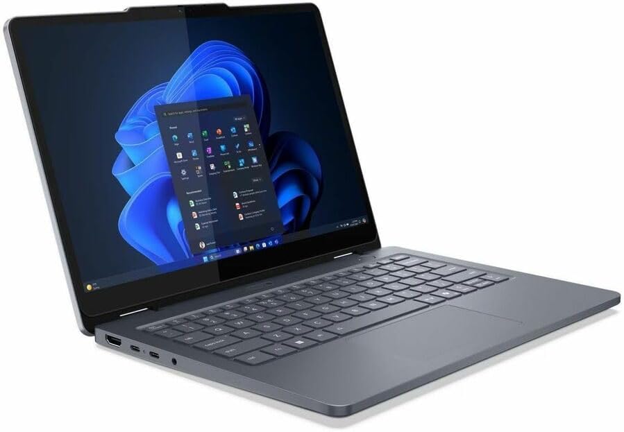 Lenovo 13w Gen 3 83M9000DUS 13.3" Touchscreen Convertible 2 in 1 Notebook - WUXGA - 60 Hz - Intel Core 3 1st Gen 100U - 8 GB - 256 GB SSD - English Keyboard - Luna Gray