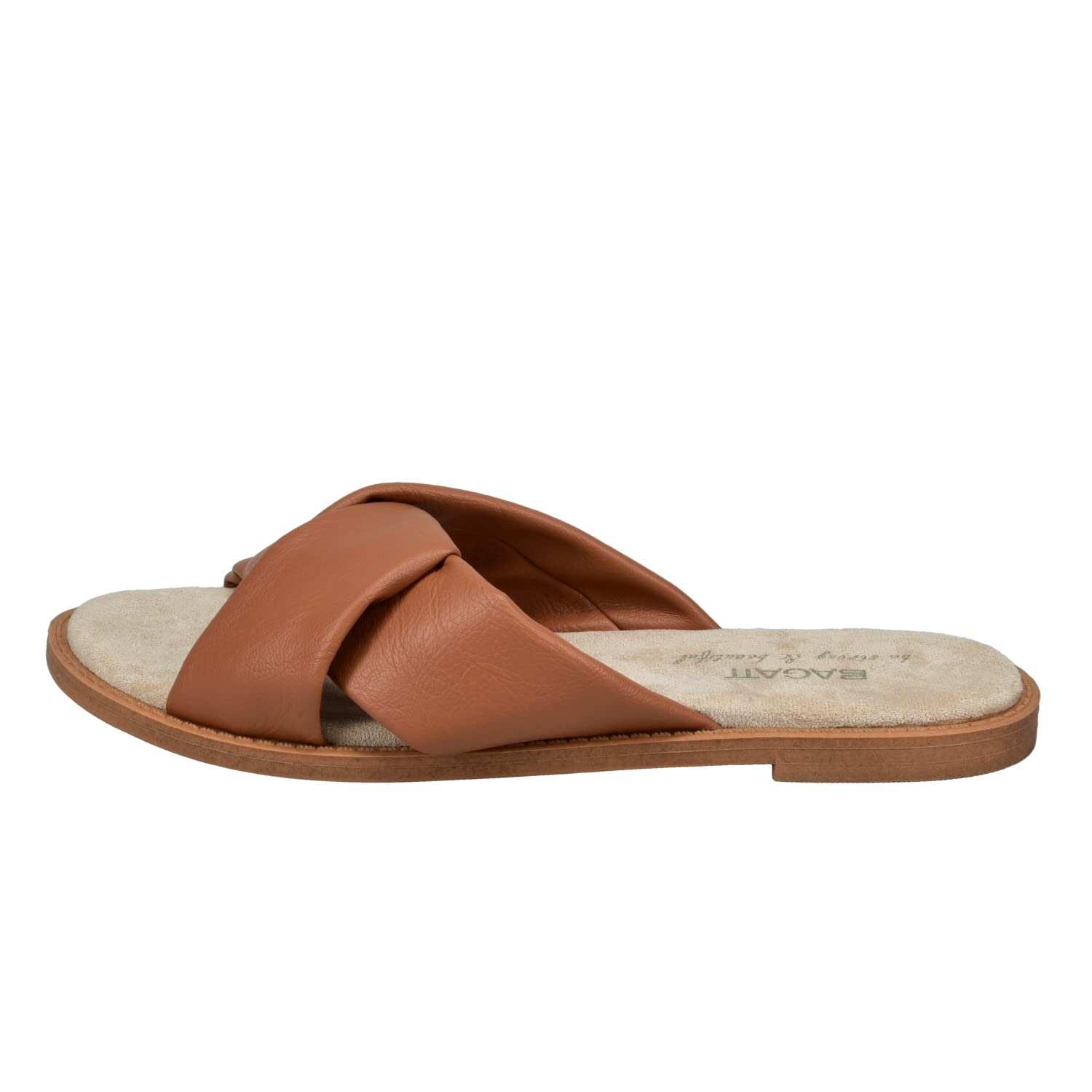 BAGATT Women's Goldy Mule, Cognac, 41 EU, Cognac, 8.5 UK