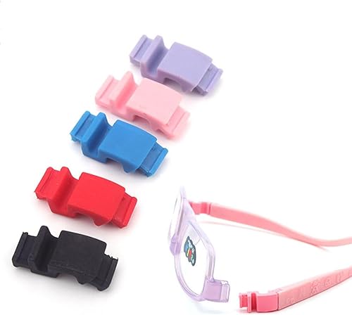 Miniatura 5 de 1 par de lentes para niños brazos pierna bisagra de goma con pierna elástica accesorios de pierna de silicona