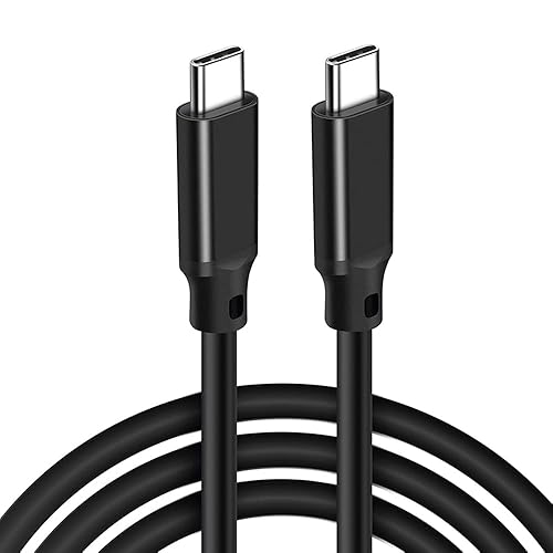 Pocxwa Cable USB-C a USB-C, cable USBC 4K de 5 pies, cable de carga rápida y sincronización de datos, cable de carga compatible con MacBook Pro,