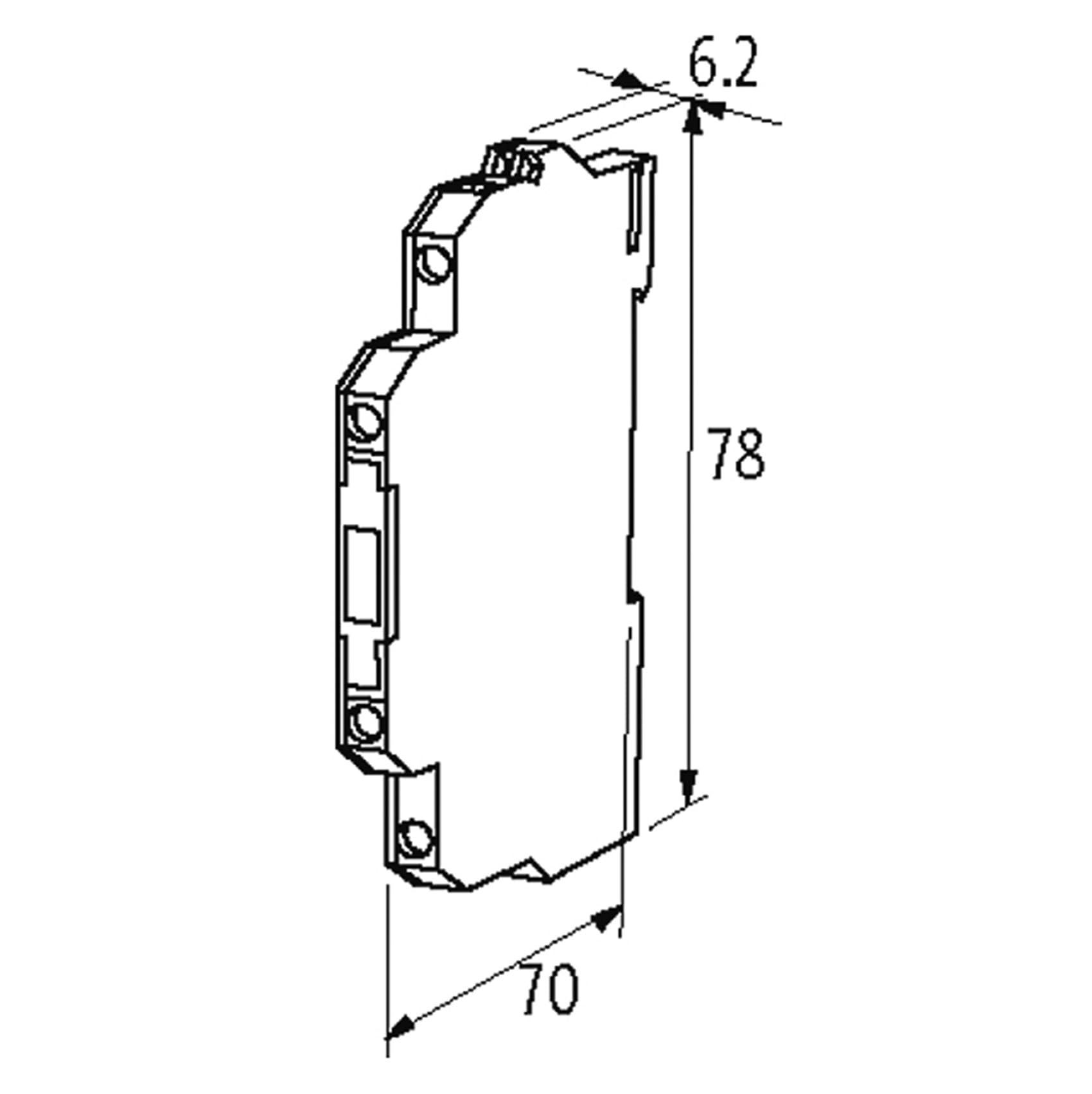 Optocoupleur Semiconducteur Transistor 24V 0.5A 52550