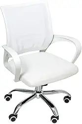 Cadeira de Escritório Begonia Tela Mesh Ergonômica Branco